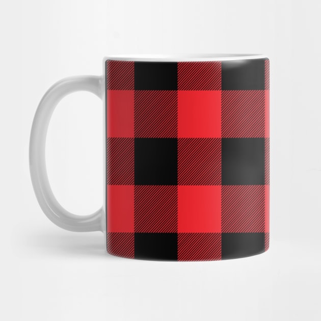 Red Tartan - Classic Colorful Graphic Stripes by Parin Shop